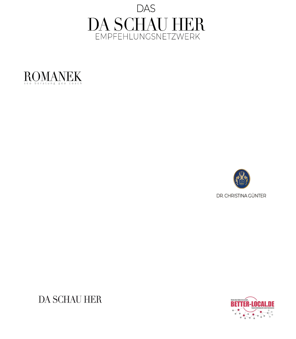 das DA SCHAU HER Empfehlungsnetzwerk