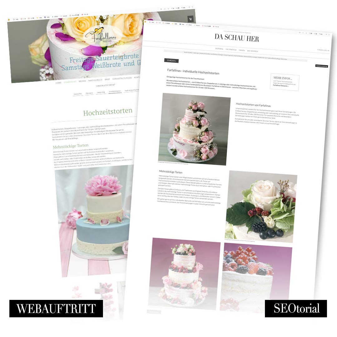 Farfallinas Patisserie rankt unter Hochzeitstorten Augsburg