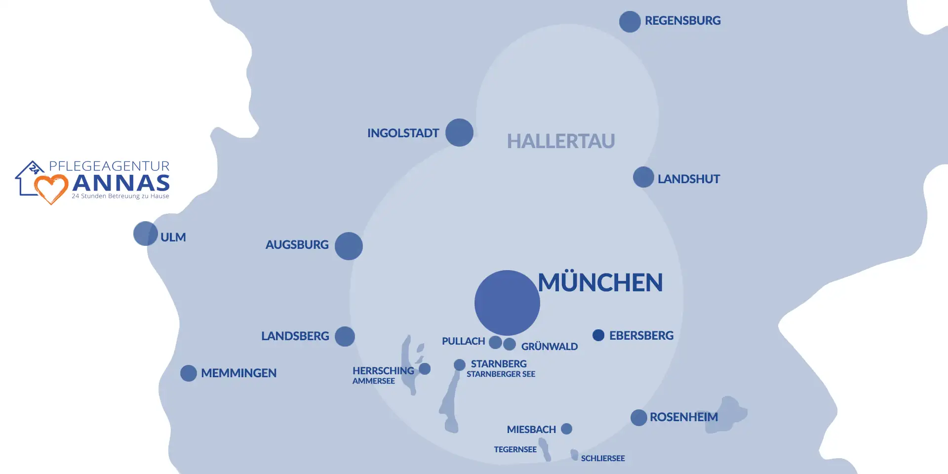 Die 24-Stunden-Pflege und -Betreuung der PFLEGEAGENTUR ANNAS GmbH
