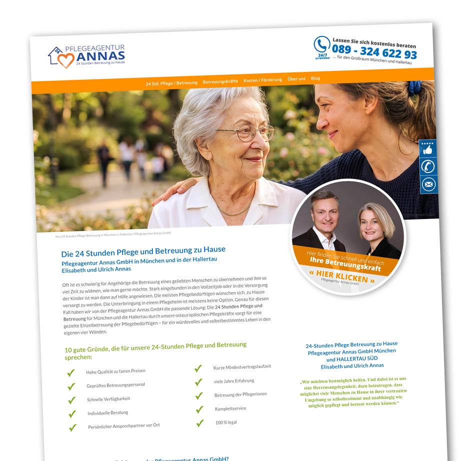 SEOtorial Pflegeagentur Annas GmbH 