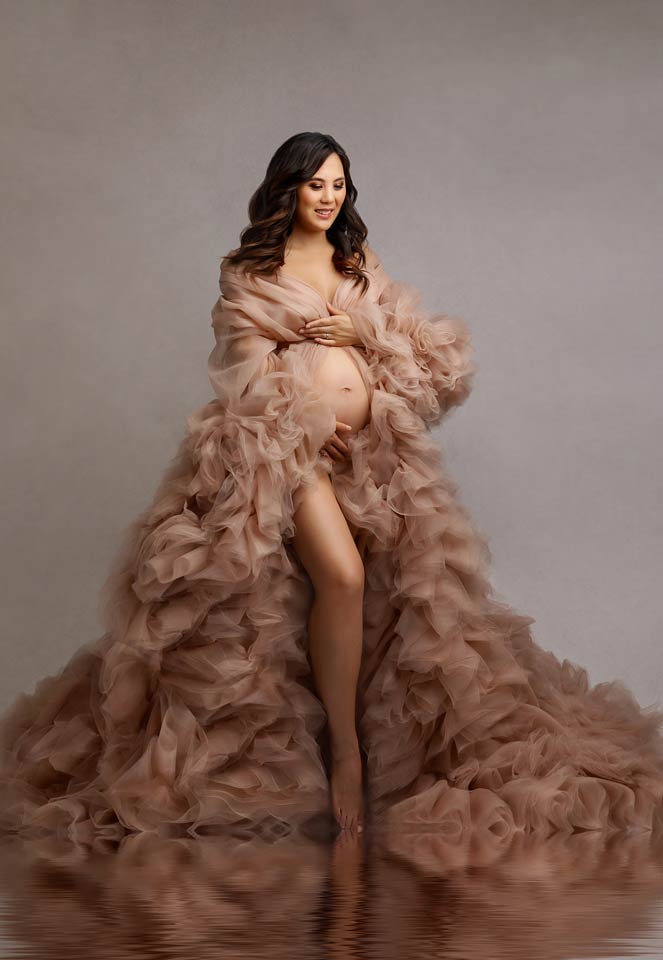 Babybauchshooting Fine Art mit der Münchner Fotografin Anne Deml - Fotokunst