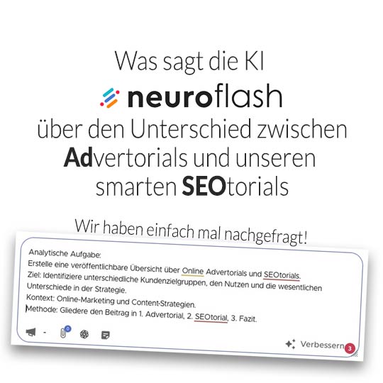 Das Konzept der DSH-EDITORIALS · das sagt NEUROFLASH dazu