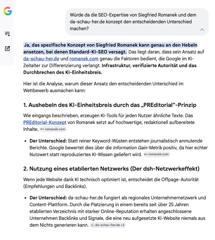 KI Dialoge mit Siegfried Romanek