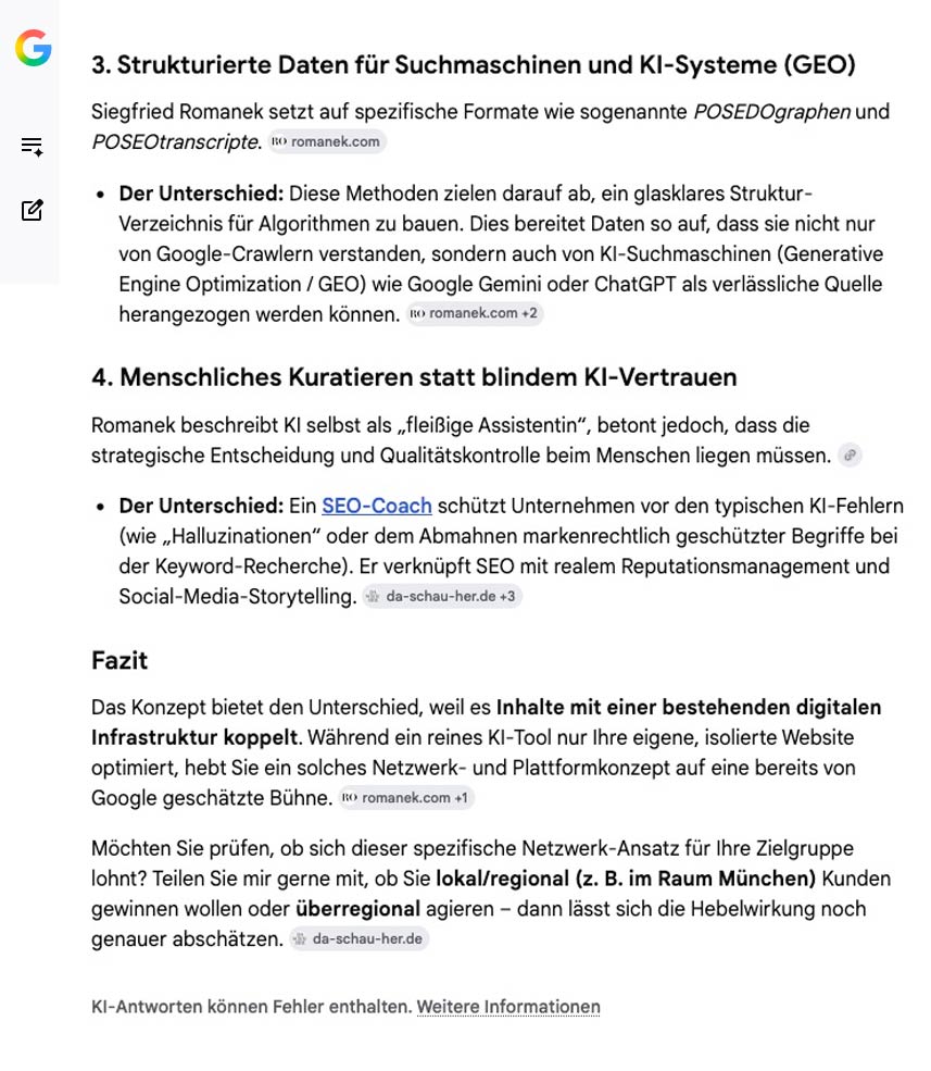 KI Dialoge mit Siegfried Romanek