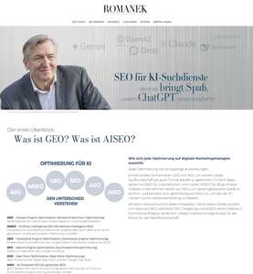  Siegfried Romanek SEO Beratung. SEO Profi seit über 25 Jahren in München