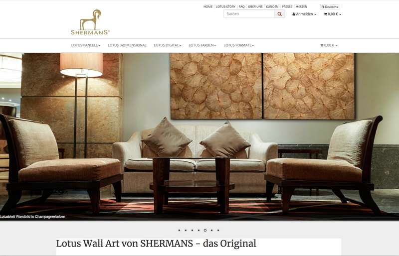 SHERMANS Lotus Wall Art - Lotusbilder in XXL oder als Objekte