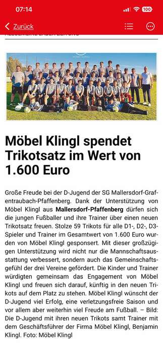 präsentiert von: Möbel Klingl GmbH in Mallersdorf-Pfaffenberg in der Region … Mallersdorf Landshut Straubing Dingolfing Deggendorf Regensburg Ergoldsbach