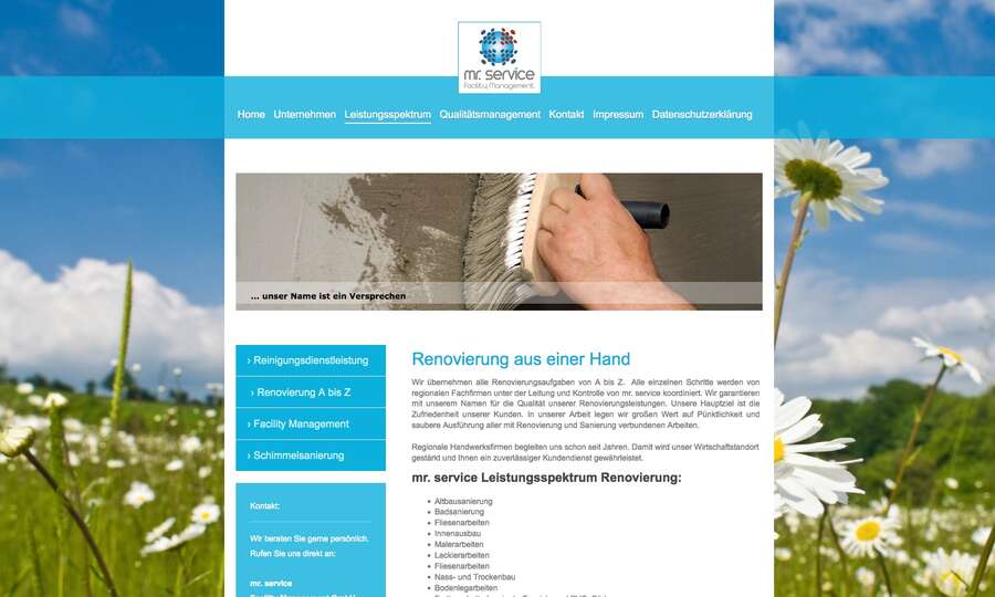  mr. service Facility Management GmbH. Gebäudereinigung und Wohnungssanierung in München